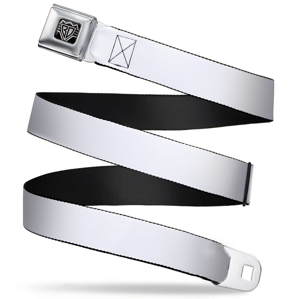 8754 Seatbelt Belt - White - 1.5" Wide - 24-38 Inches in Length